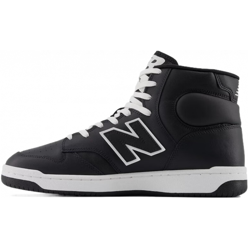 NEW BALANCENB 480 圓頭系帶 減震透氣支撐 中幫 籃球鞋 男女同款 黑色 黑色 44 D寬