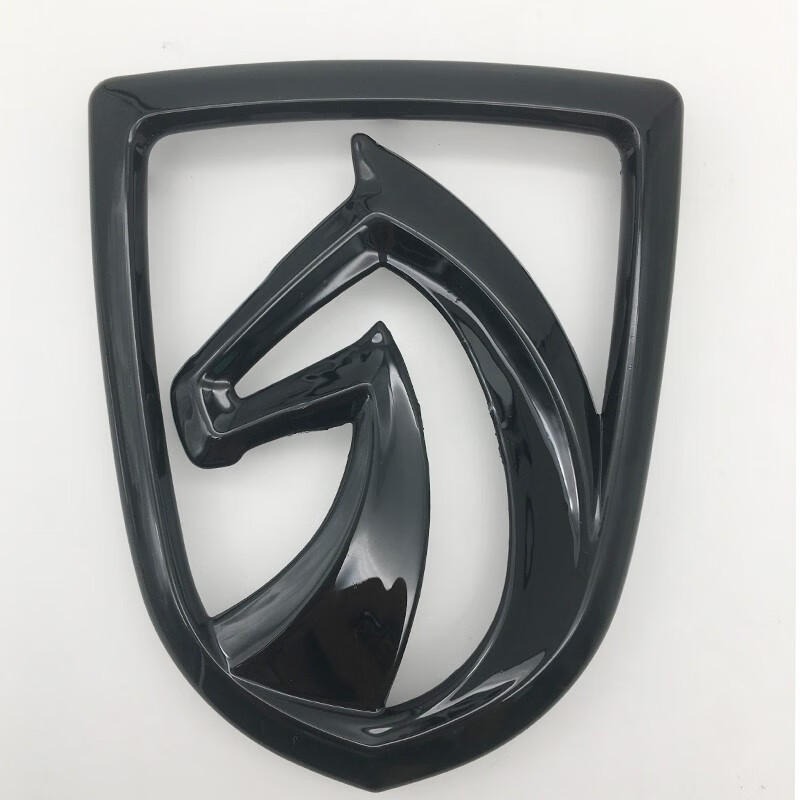 啡烽适用于宝骏510改装黑色中网标宝骏310 560 310w 730后备箱车标贴