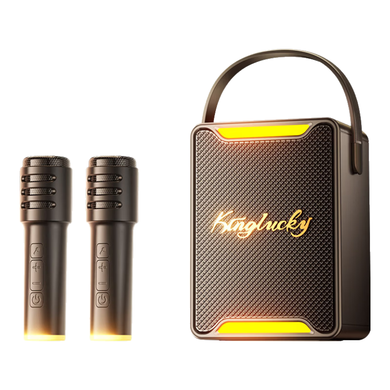 金运【热销200W+】k歌麦克风音响一体机2026新款唱歌话筒家用ktv套装可连电视家庭卡拉OK神器户外音箱 【26年顶配】送K歌会员丨双麦-赠防喷话筒套 【拆封也能退丨K歌试用体验不花钱】