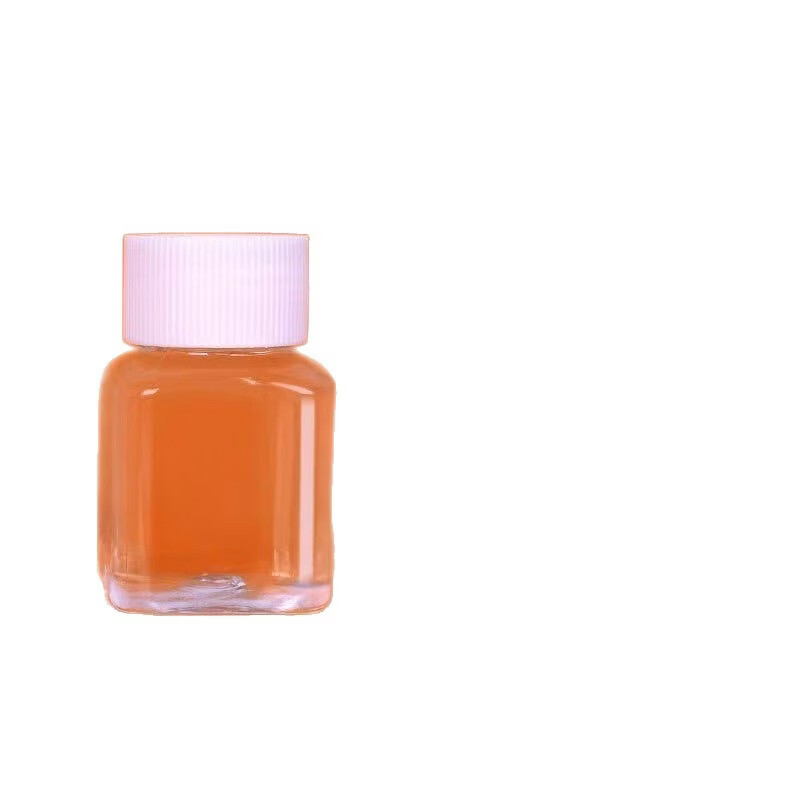 拼豆收纳大盒+54个方瓶30ml收纳瓶小豆分装透明小方药瓶 1套【大盒+54瓶+221色六边形贴】