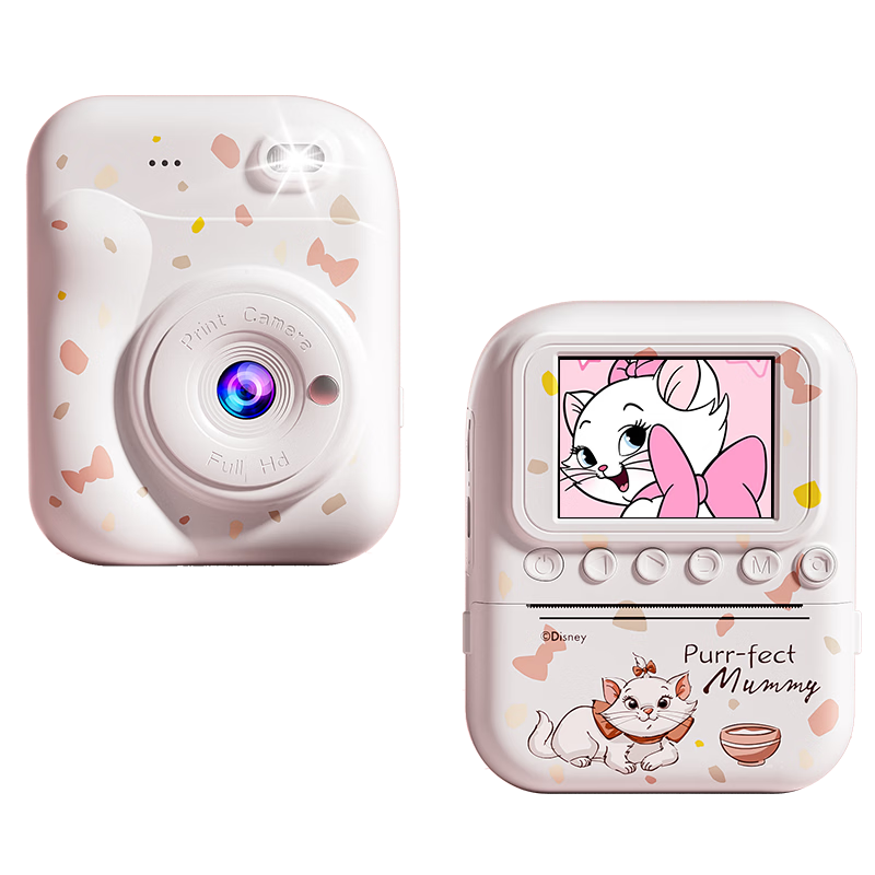 迪士尼(Disney)儿童照相机玩具数码拍照拍立得相机ccd男孩女孩玩具生日新年礼物