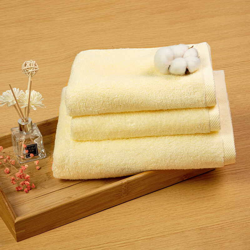 内野（UCHINO）纯棉浴巾洗澡吸水大浴巾家用裹巾毛巾三件套TK 纯棉柔软浴巾-蓝色