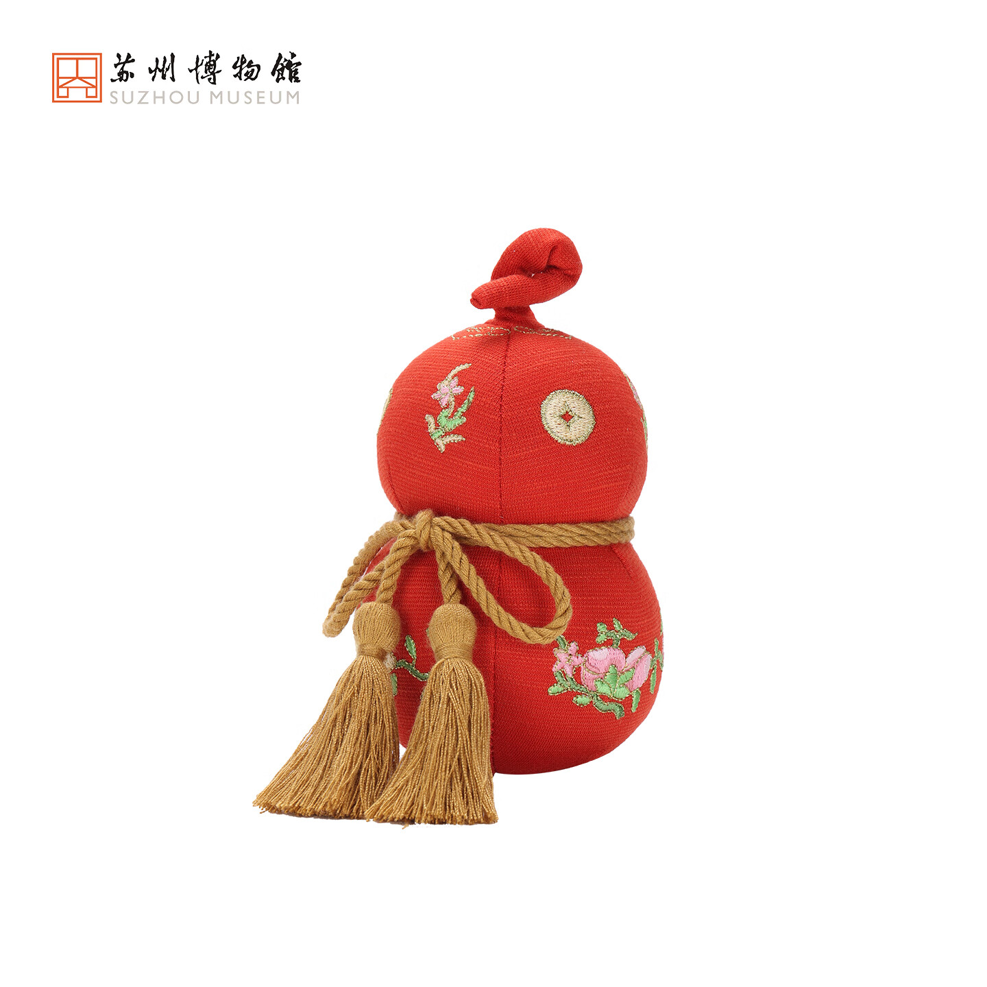 苏州博物馆万福无忧刺绣葫芦摆件国风摆件喜庆桌百新年装饰物新年礼物送朋友