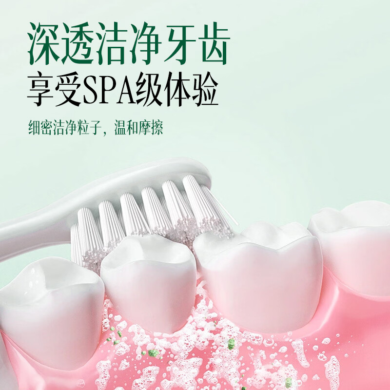 Shulujie益生菌小苏打舒爽薄荷牙膏成人泡沫细腻温和清洁口腔2支装 125g*2支装