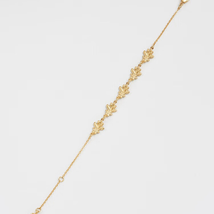 Fable【徐梦洁同款】橡树叶珐琅彩手链手饰小众设计高级感送女生 橡叶珐琅彩手链