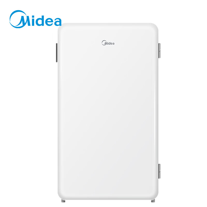 美的（Midea）93升单门小冰箱一级低音复古白色小单温冷藏租房家用宿舍办公室可放美妆BC-93MF【国家补贴】