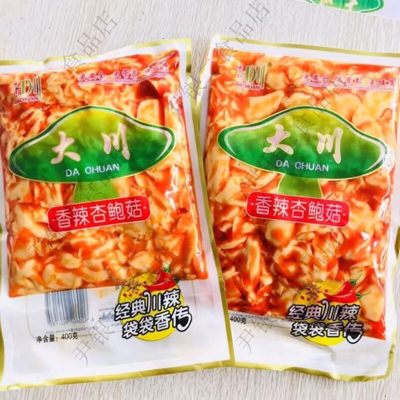 网红美味朝鲜族金针菇400g300g下饭菜零食杏鲍菇泡菜香辣鲜 400克金针菇一袋
