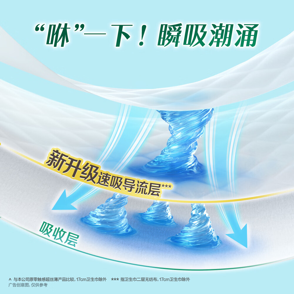 乐而雅花王零触感卫生巾日用夜用防漏干爽亲肤姨妈巾 【零触感】全周期组合80片