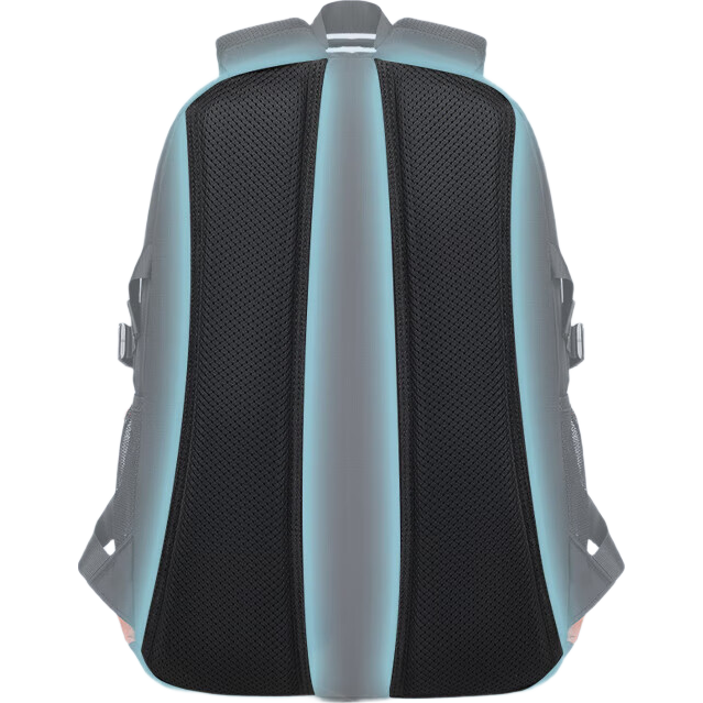 巴布豆巴布豆书包男女大容量减负护脊轻便双肩包百搭小学生初高中 蓝色