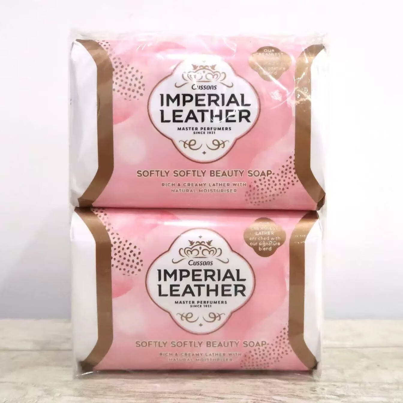 加信氏進口加信氏檀香皂洗手洗澡沐浴肥皂英國皇室香氛皂玫瑰百合男女 新版玫瑰味道95g4塊