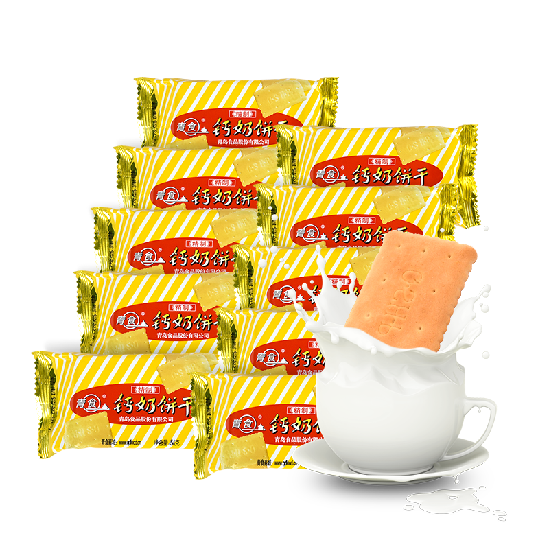 ��ʳ ���Ƹ��̱���54g*10 ��ЯС���л����ֺ��ൺ�ز� ���������ʳ 9.9Ԫ