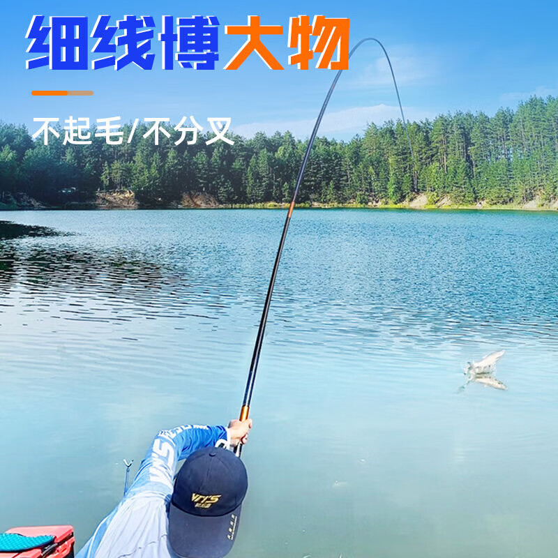 威拓森【甄选厂家】大力马线组成品绑好鱼线主线组合套装+鱼钩 7.2米 【主线+子线双钩】3卷 1.5号