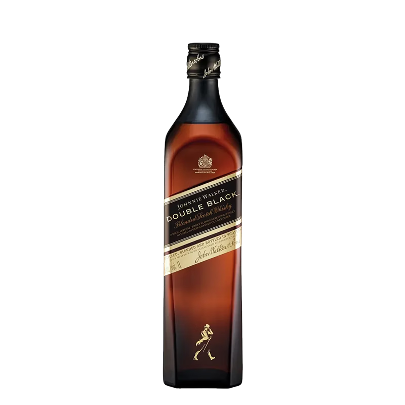 尊尼獲加（JOHNNIE WALKER）深邃醇黑蘇格蘭調和型威士忌 1000ml 進口洋酒年貨送禮黑方黑牌
