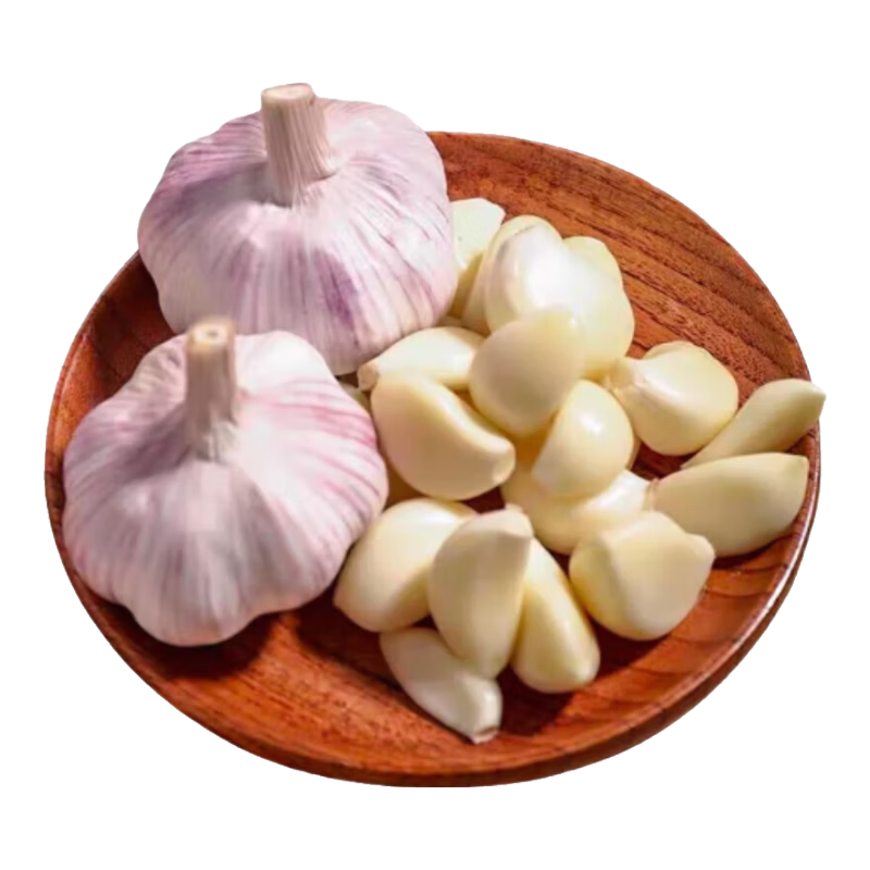 京鲜生山东金乡大蒜带皮新鲜干蒜净重1.8斤单果5.5-6cm 源头直发包邮