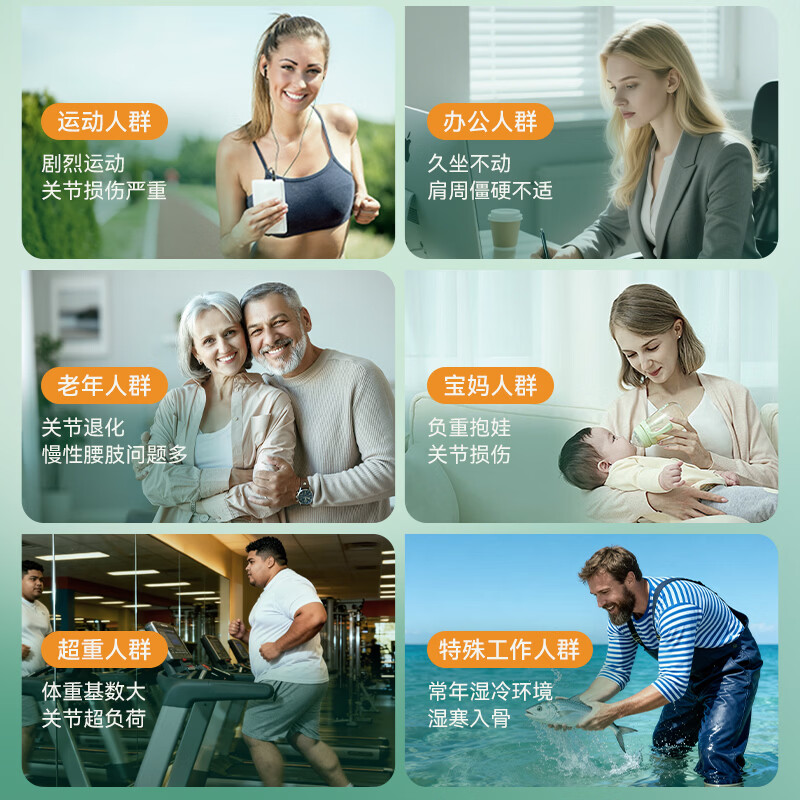 SAWA骨胶原蛋白肽非变性二型软骨素新西兰进口绿唇贻贝搭氨糖软骨钙片 【缓痛升级/标杆复配骨胶原】 30粒*1盒 UC-II®骨胶原、绿唇贻贝、姜黄素