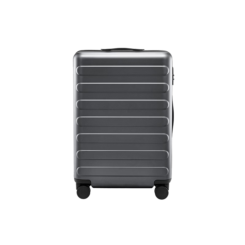 90分行李箱20英寸莱茵河经典款 拉杆箱登机旅行箱万向轮密码箱钛金灰