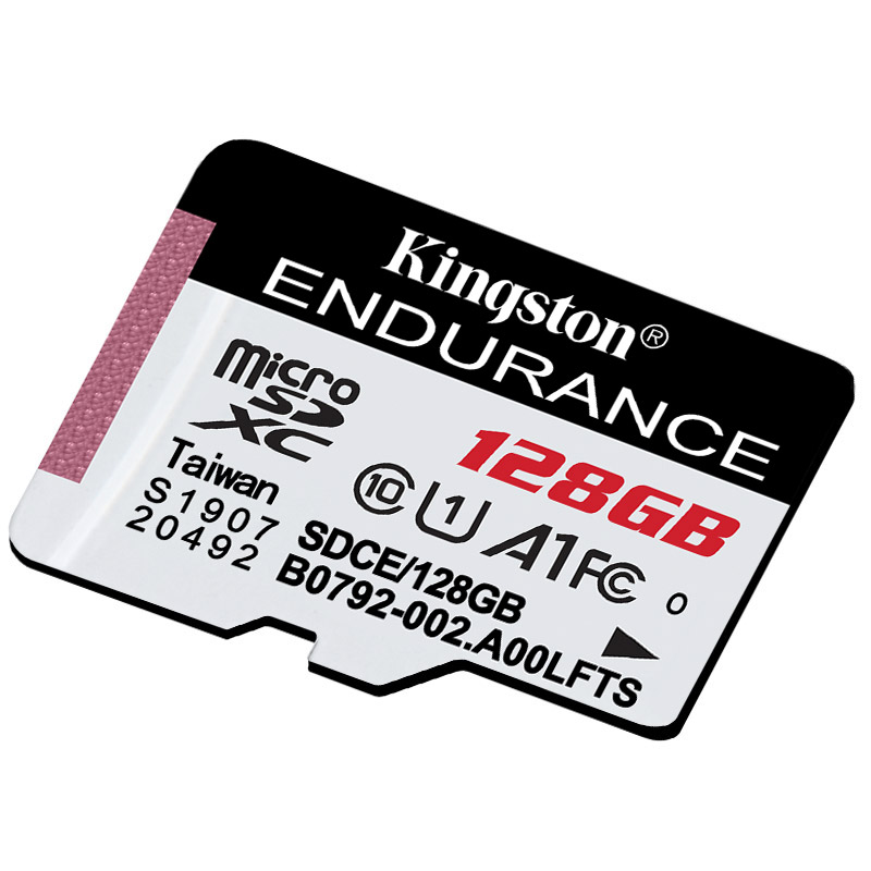 金士顿（Kingston）128GB 读速95MB/s U1 A1 行车记录仪&家庭监控摄像专用 TF（MicroSD）存储卡