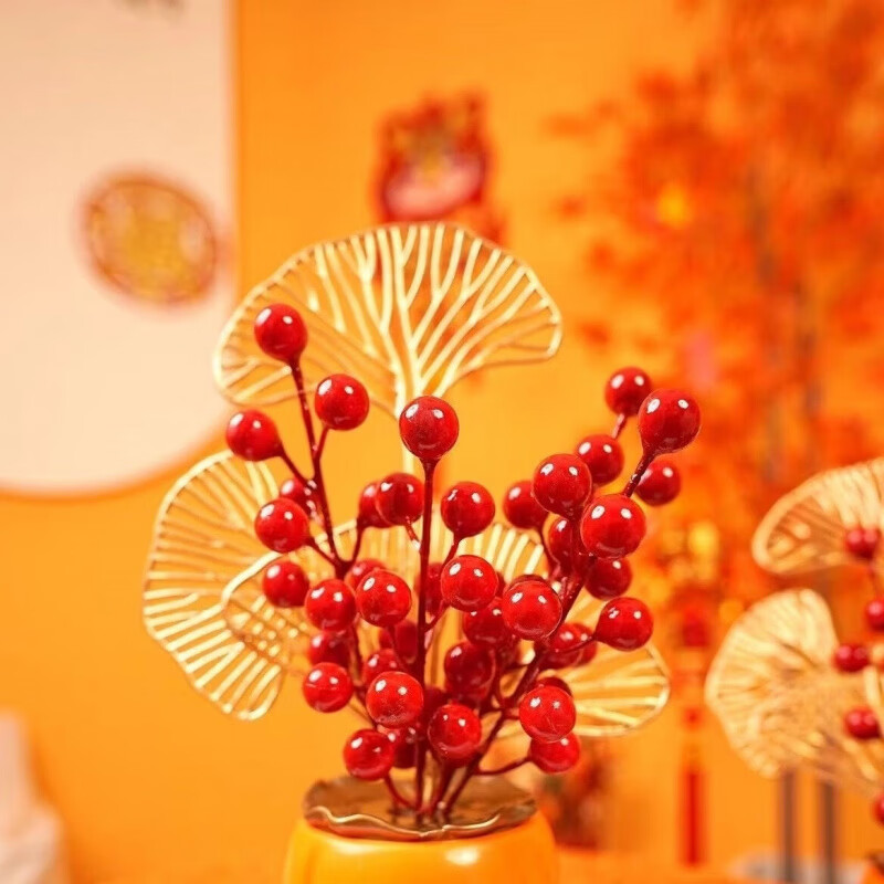 清洁JTT 柿柿如意摆件 俩个装