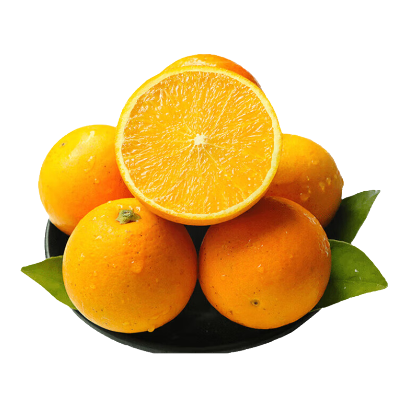 京鲜生 麻阳冰糖橙 净重4.5斤 单果60mm+ 新鲜水果源头直发包邮