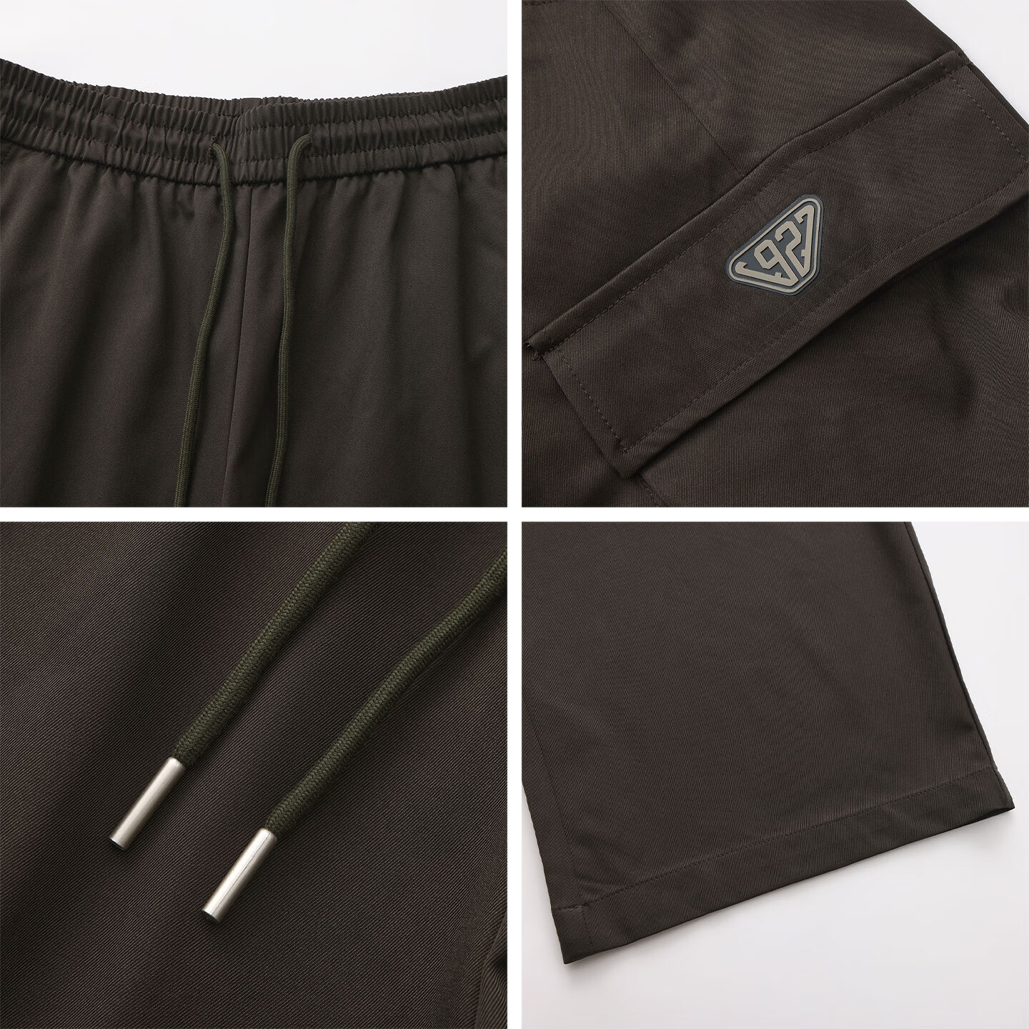 回力1927宽松休闲裤工装口袋时尚潮流百搭长裤男女同款 深绿 3XL