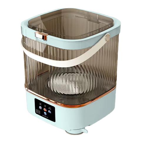 揚子揚子集團半全自動迷你洗衣機小型洗脫一體 內(nèi)衣內(nèi)褲洗衣機學生宿舍 嬰兒洗襪子機帶脫水租房半自動 升級透明12L冰川藍|洗脫一體+低音抑菌+脫水專利