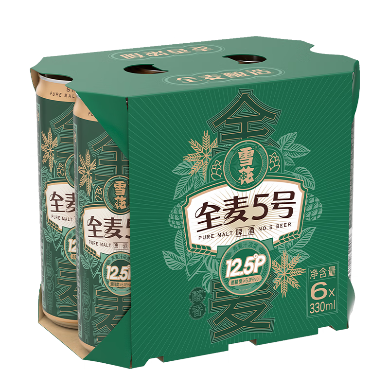 ѩ��ơ�� ȫ��5�� ȫ��ѿ��Ũ�ȴ���ơ�� 330mL 6�� 14.23Ԫ/������42.69Ԫ��