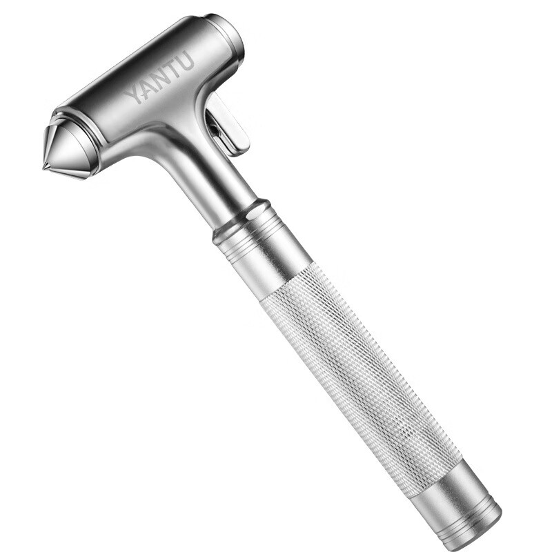 沿途汽車車載安全錘破窗器車用多功能金屬應急救生逃生錘破窗器 F06銀色