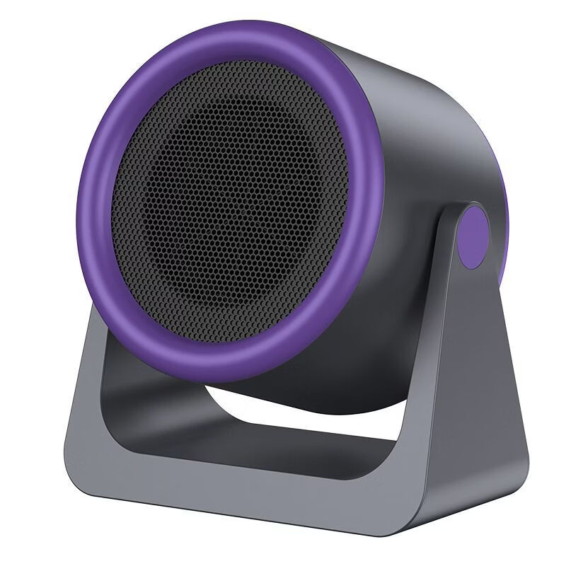 德国桌面小太阳取暖器家用立式暖炉便携小巧户外烤火炉神器跨境电暖气 暖热风机【高级灰】 重磅升级-3秒速热-静音-省电