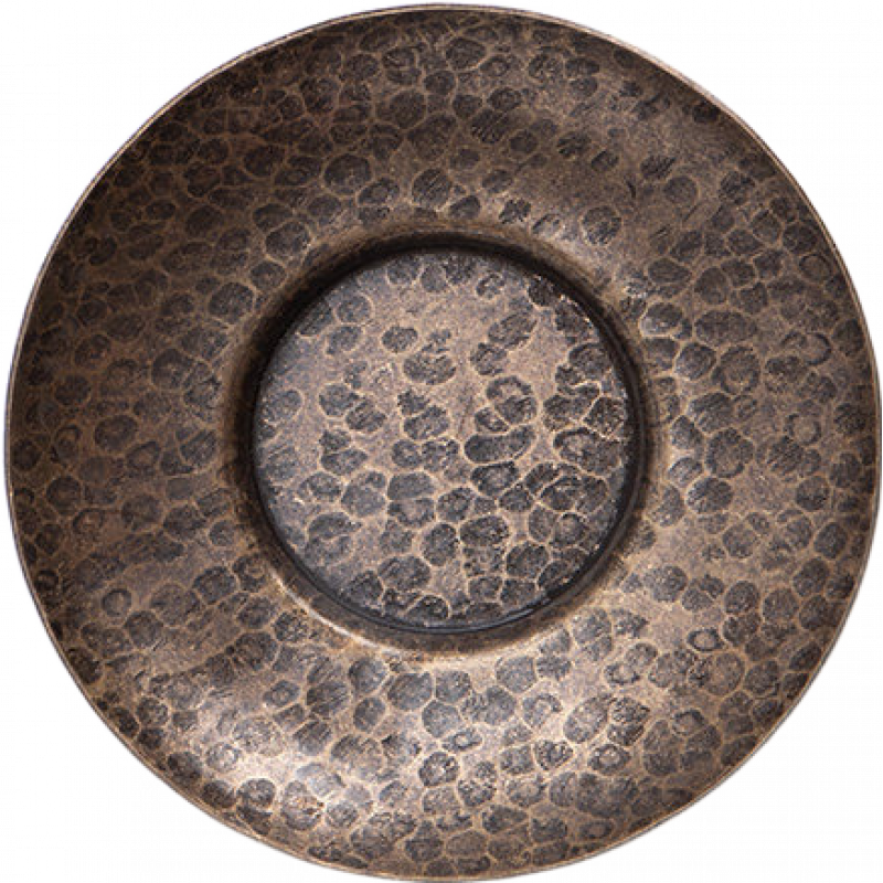 南山先生銅制茶杯墊家用隔熱創(chuàng)意茶具配件 銅心杯墊_圓形