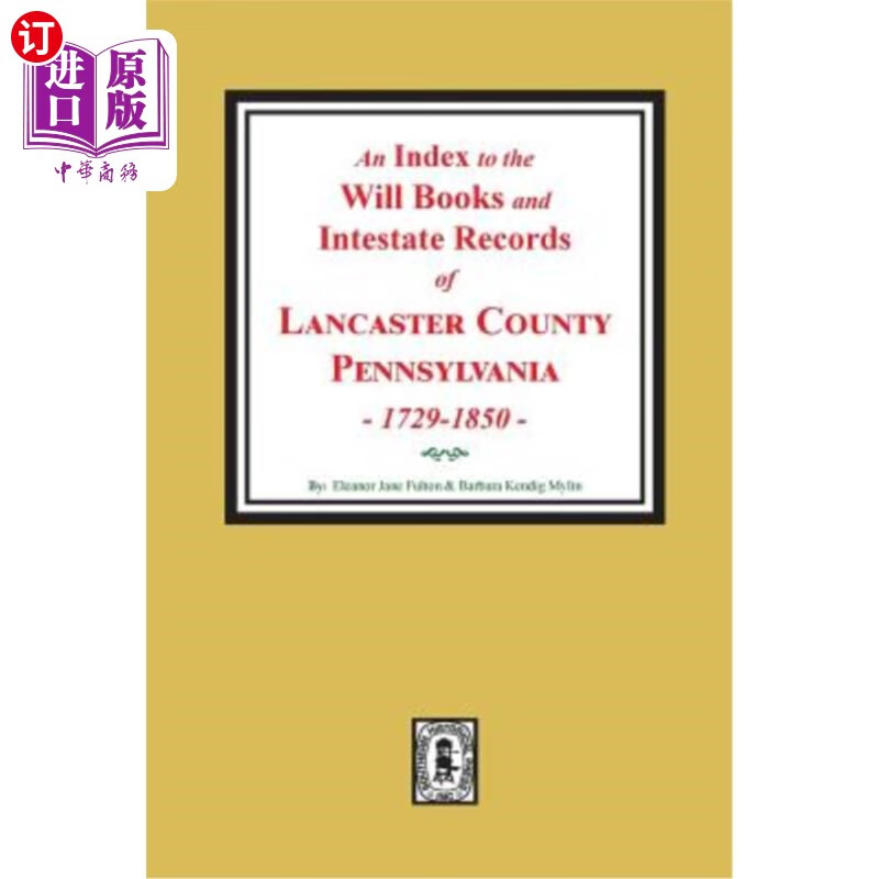 海外直订an index to the will books and intestate records of