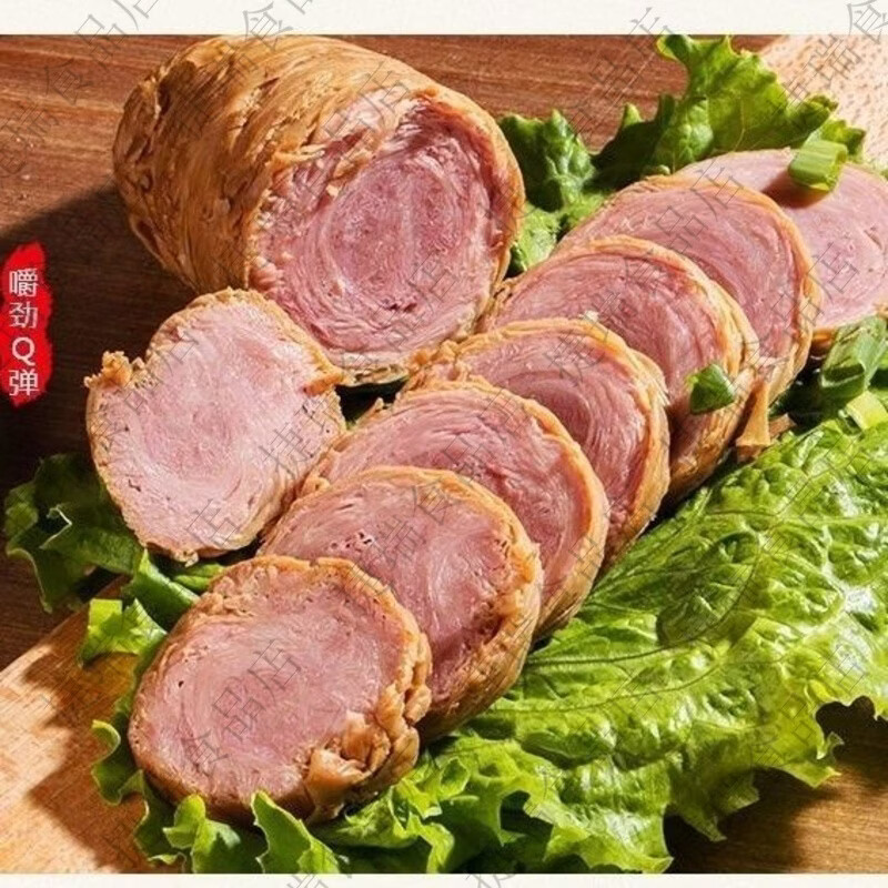 贝佳味熟食猪苦肠苦肠卷小肠卷猪捆肠全熟网红青岛猪苦肠猪小肠开袋即食 酱香小肠卷221克*2袋送辣椒油