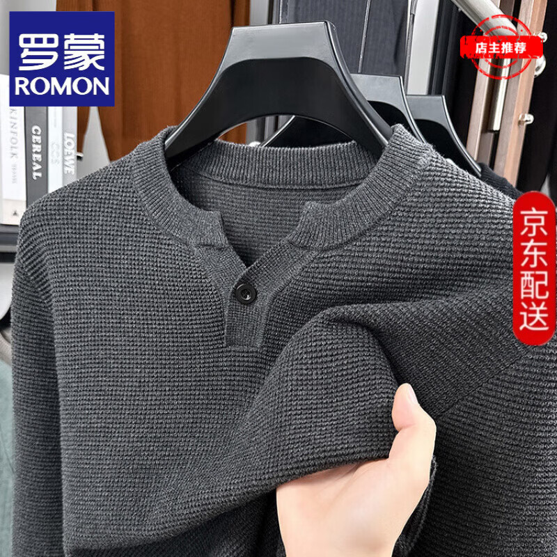 ���ɣ�ROMON����������֯���޳���t����ʿ�������������Լ��ɫ������������� ���ɫ-�ߵ�Ʒ�� XL ������140-155� 108Ԫ