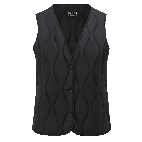 雪中飞经典新款V领轻薄显瘦羽绒马甲女士羽绒服轻盈蓬松保暖时尚 流黄卡其|7C04 L /170/92A