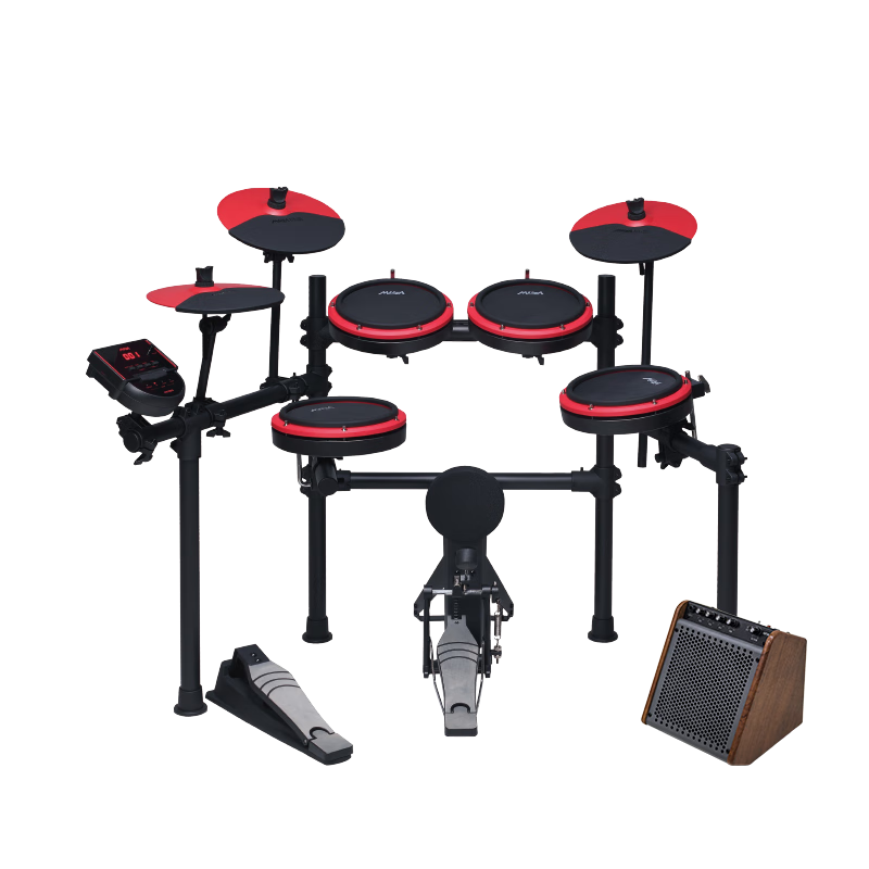 美得理(MEDELI)电子鼓MS300全网面电鼓智能架子鼓成人儿童通用 五鼓三镲+AP36