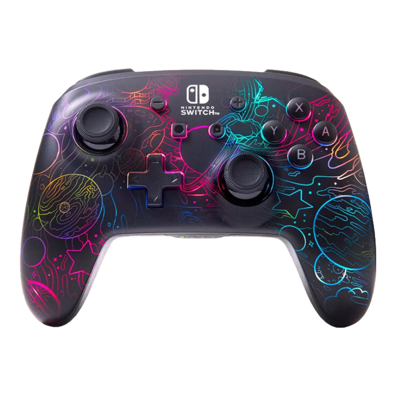 Nintendo Switch【日本直邮】PowerA任天堂游戏手柄蓝牙5.0六轴体感RGB动感灯霍尔摇杆扳机塞尔达黑神话switch2 NSGP0349JP【盖乐世·博尔特斯】