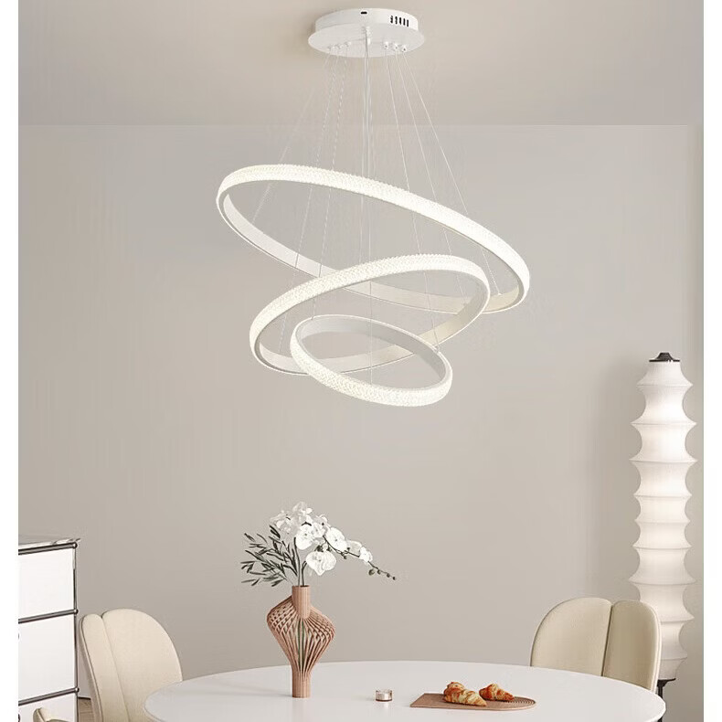 欧普照明2026新款全屋水晶造型现代简约全光谱护眼客厅卧室智控吸顶灯灯具 黑色套餐5 【四室两厅】全光谱护眼(包安装) 升级离线智能语音