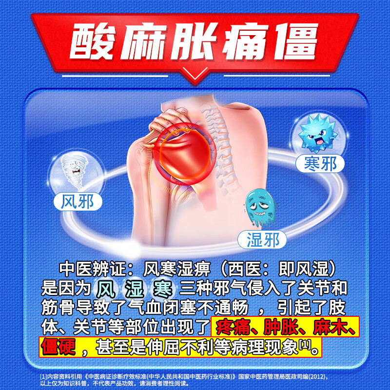 [金顶皇]钻山风合剂 150ml 8盒装 治肩周炎肩膀疼痛僵硬抬臂困难肩周劳损抬不起胳膊肩袖损伤的专用药效100%特正品 舒筋活络(伸屈受限+僵硬