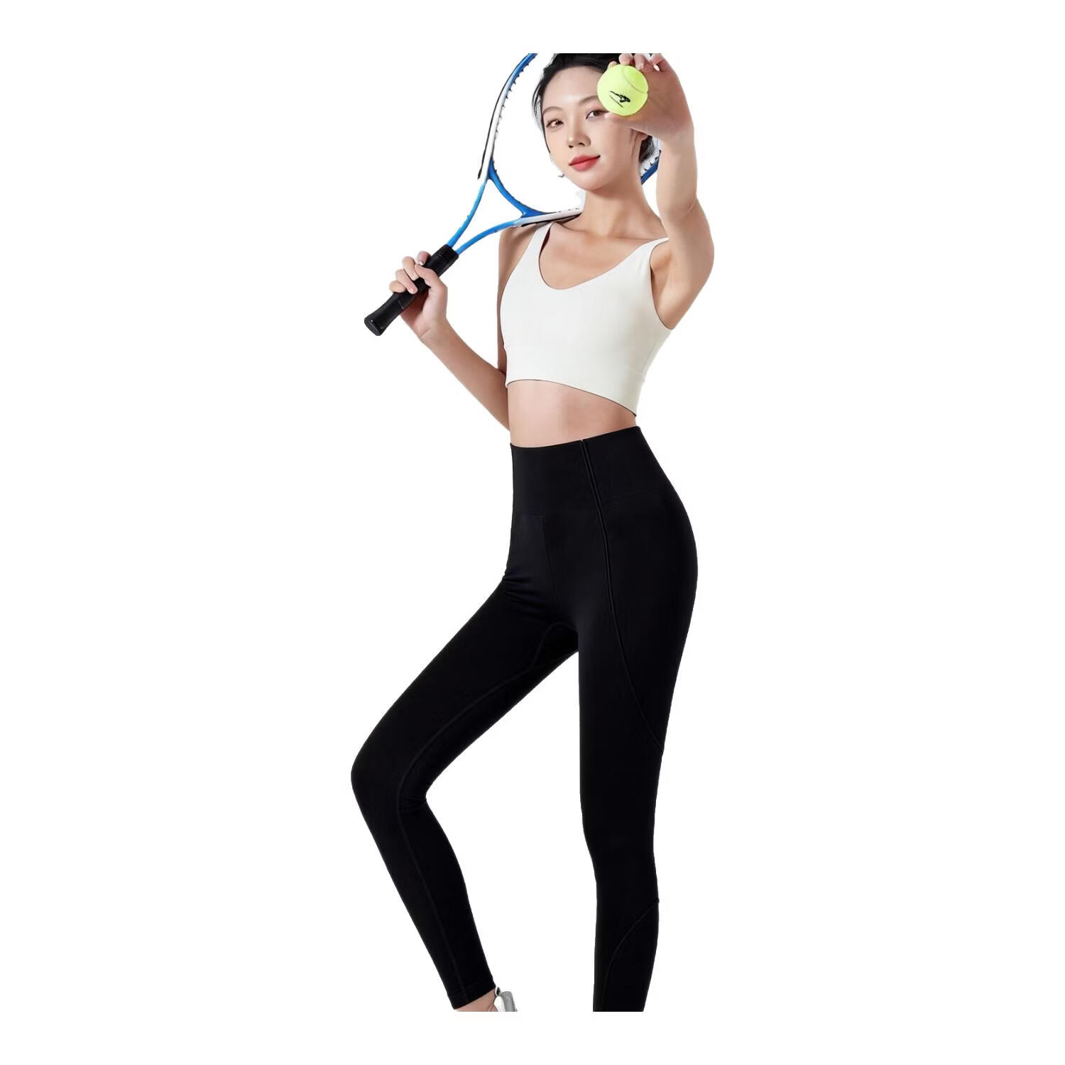 帕米德(PAMELDE)瑜伽裤打底裤可打底女训练跑步运动紧身收腹外穿速干提臀健身 星耀黑/咖色/尺码自行修改XS/S/M码 适合125斤以下 M 【110斤~130斤】