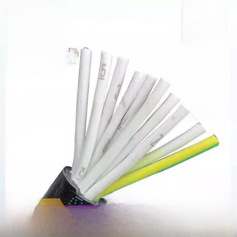 起帆（QIFAN）上海起帆RVV 6-30芯 編碼線 0.5 1.5 2.5平方塑料軟線信號線KVVR 黑色_RVV-300_500V_【100米】 6芯_0.3平方毫米