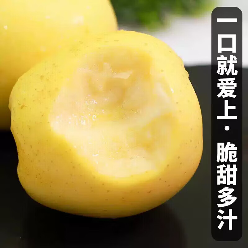秦悦仙果鲜正宗山东黄金维纳斯苹果水果奶油新鲜整箱送礼品物盒圣诞节 净重4.5斤【单果160g+】丨很甜 【百里挑一】10年精选果