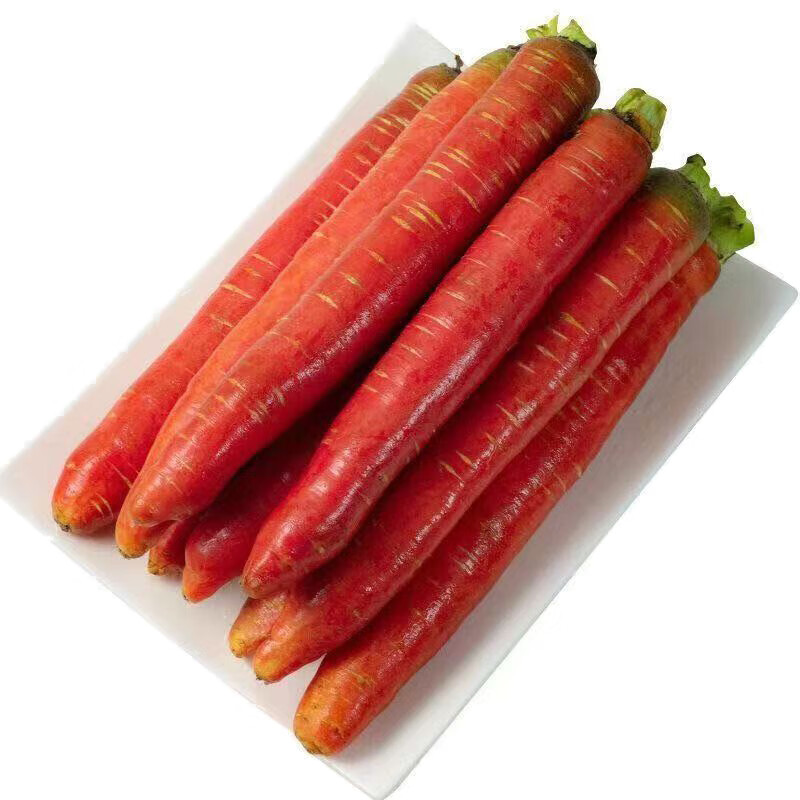 秦品堂陕西沙地水果红萝卜 新鲜蔬菜现挖脆甜胡萝卜红皮 5斤精品装