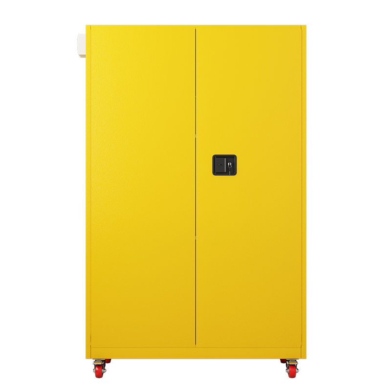 荣将 防爆柜 锂电池充电柜电瓶存放柜防火安全柜 45加仑(带风扇轮子)