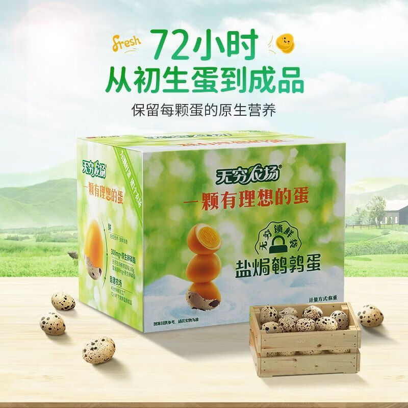 無窮445g鹽焗/蜂蜜鵪鶉蛋小包裝零食早餐鹵蛋鹵味網(wǎng)紅休閑小吃 445g鵪鶉蛋(鹽焗味)盒裝