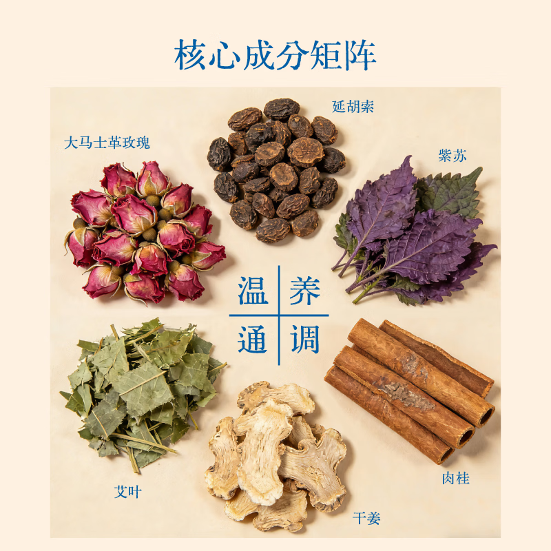 华夏药王暖宫贴暖身贴经期女生生理期紫苏大马士革玫瑰艾灸贴发热姨妈贴 3盒装