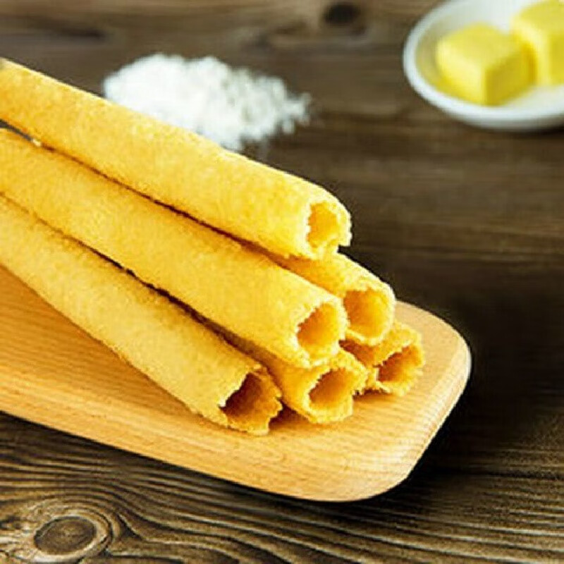 永辉澳门优选椰子味蛋卷400g铁罐送礼零食手信礼茶点饼 400g