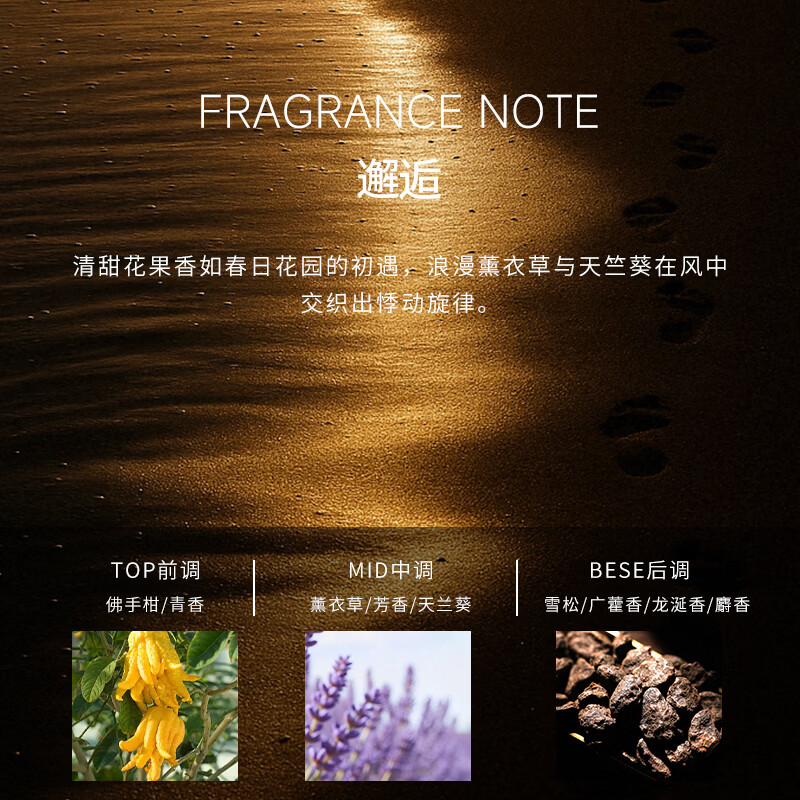 香百年香薰香水香氛固体香膏故宫联名鎏沙金汽车内室内摆件装饰空气清新 邂逅 1瓶