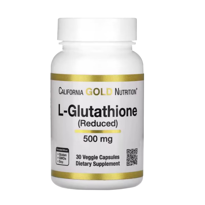 CGN美国CGN还原型谷胱甘肽500mg亮焕白祛斑抗氧化含活性 1瓶 30粒*1瓶