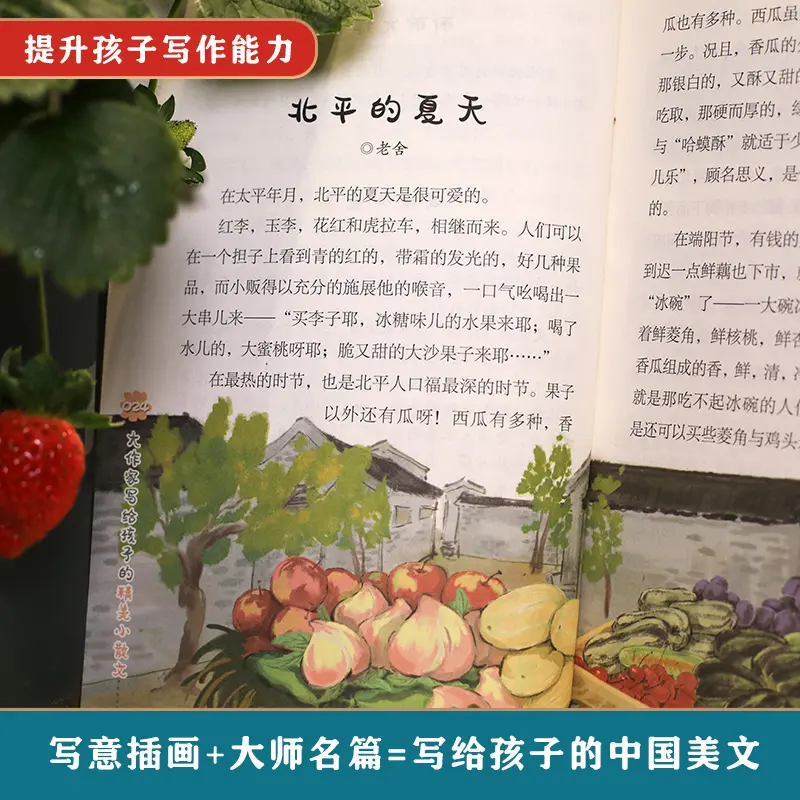 【官方正版】大作家写给孩子的小散文正版一二第三季精美小散文彩绘版老舍鲁迅冰心名家经典散文集精选书籍小学生散文读本大作家小散文张雪峰 【两册】大作家写给孩子的精美小散文第二季 正版