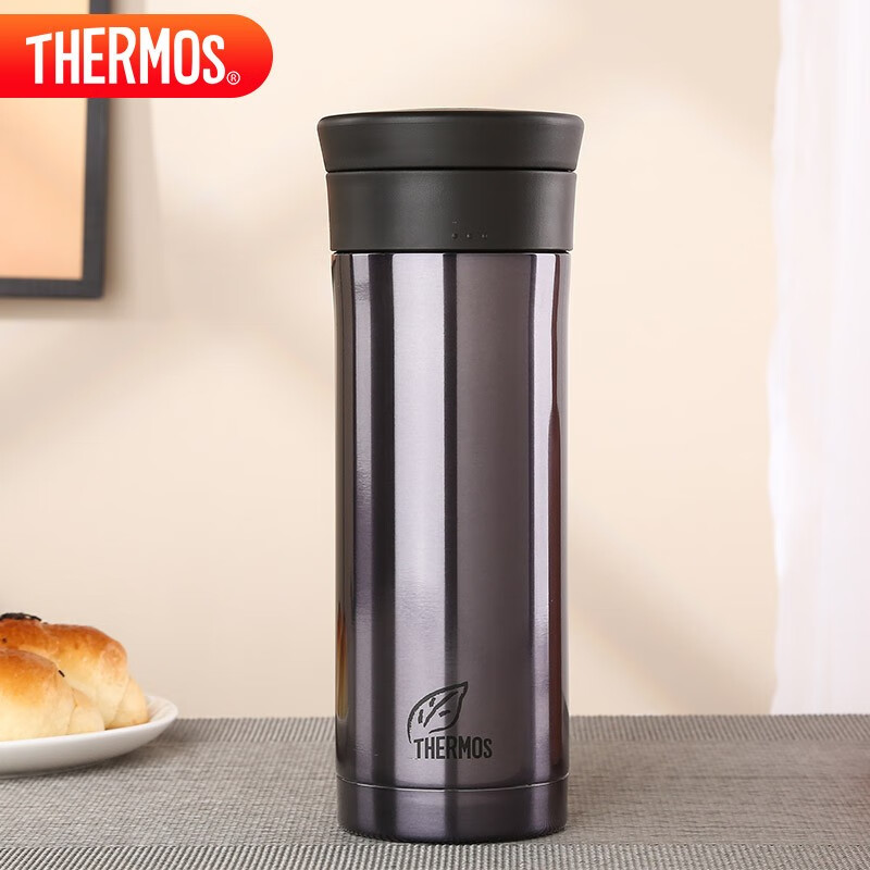 膳魔师（THERMOS）保冷保温杯470ml高真空不锈钢户外运动旅行带茶漏水杯CMK-501 BKP怎么样,好用不?