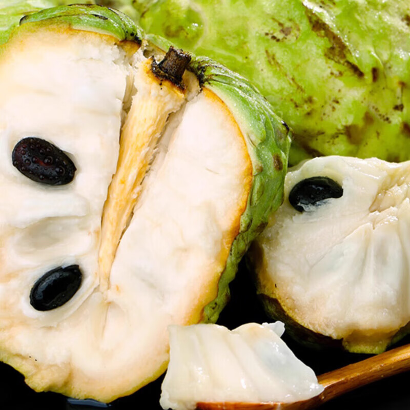 遇见悯农释迦果新鲜牛奶凤梨释迦广西番荔枝热带水果释迦节日送礼 礼盒 净重2.5斤【单果150g起】 超值花皮果